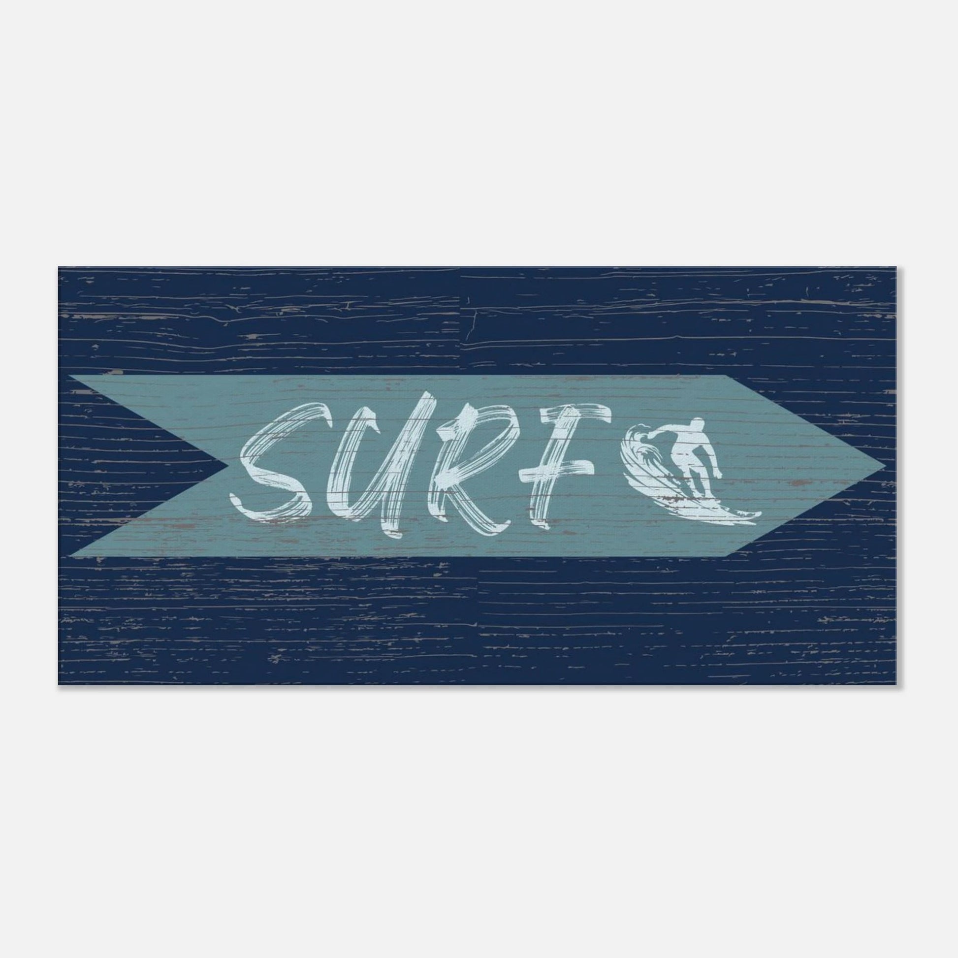 Surf Sign Canvas Wall Art - Out of Office Outfitters - Print Material