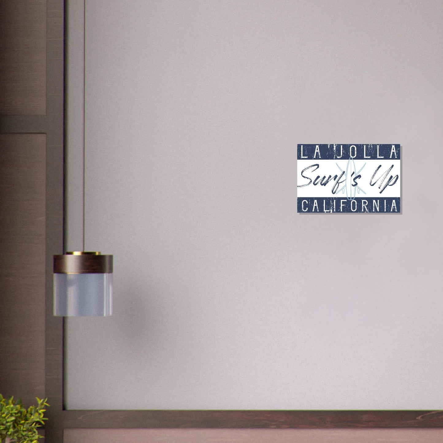 Surf's Up Custom Location Canvas Wall Art - Out of Office Outfitters - Print Material