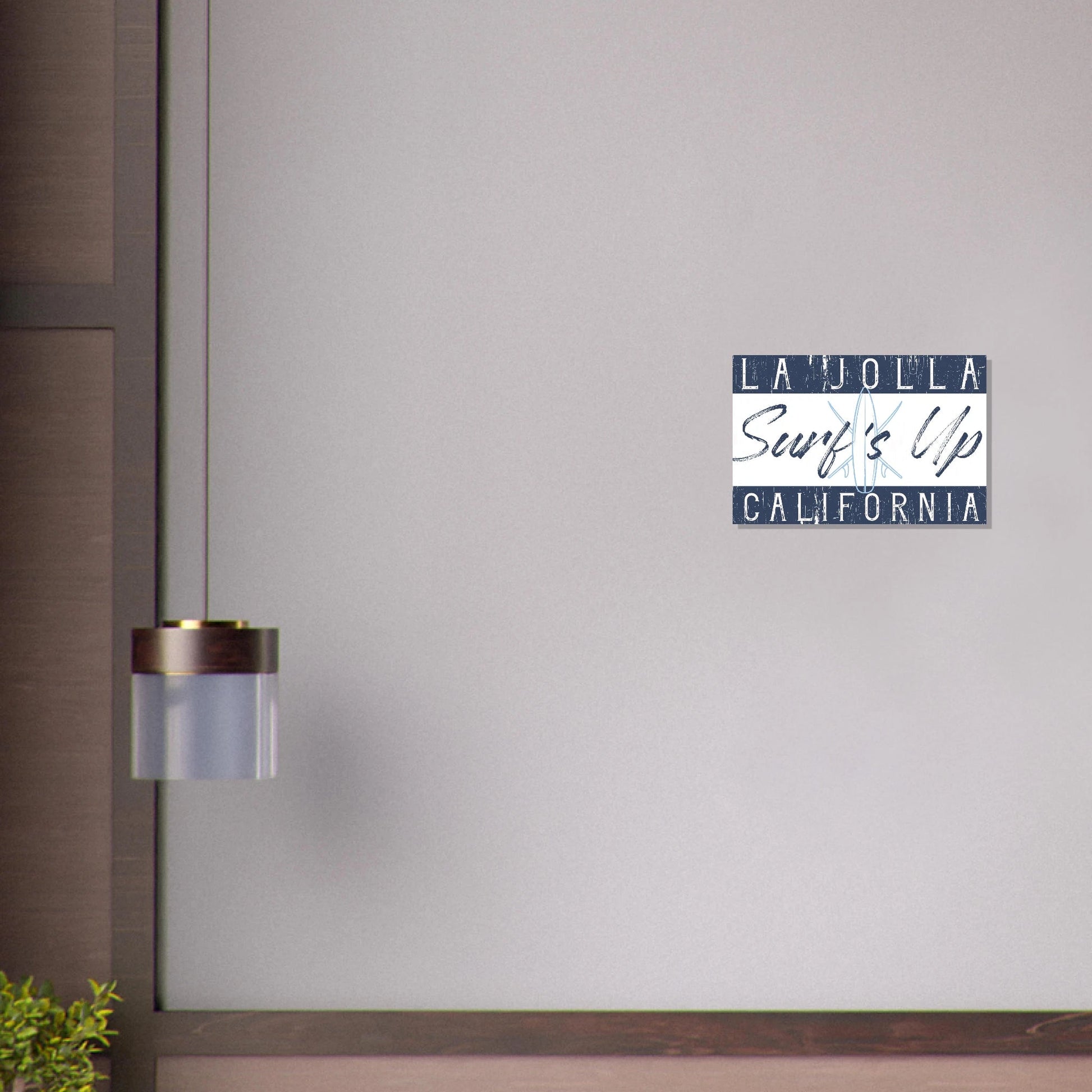 Surf's Up Custom Location Canvas Wall Art - Out of Office Outfitters - Print Material