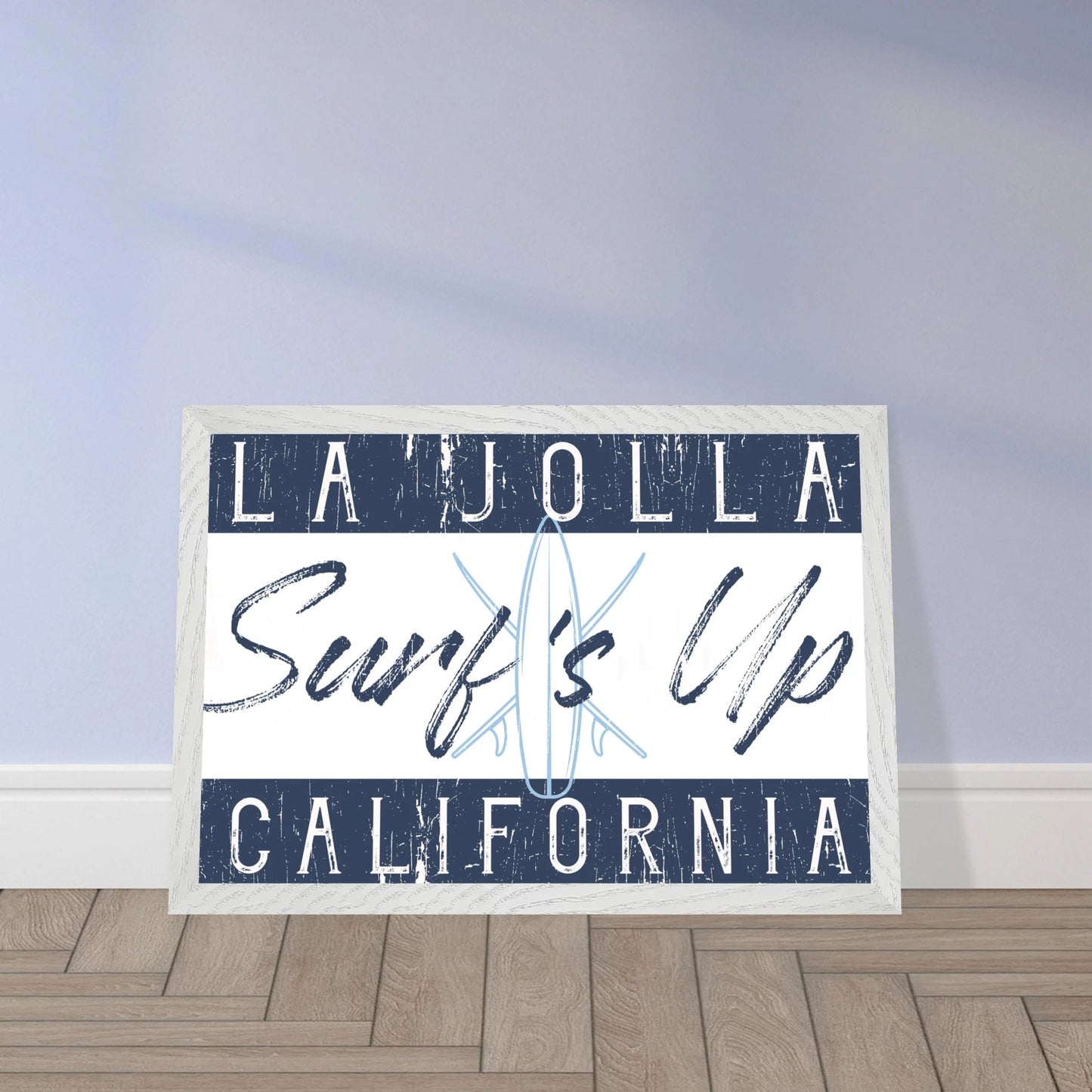 Surf's Up Custom Location Canvas Wall Art - Out of Office Outfitters - Print Material