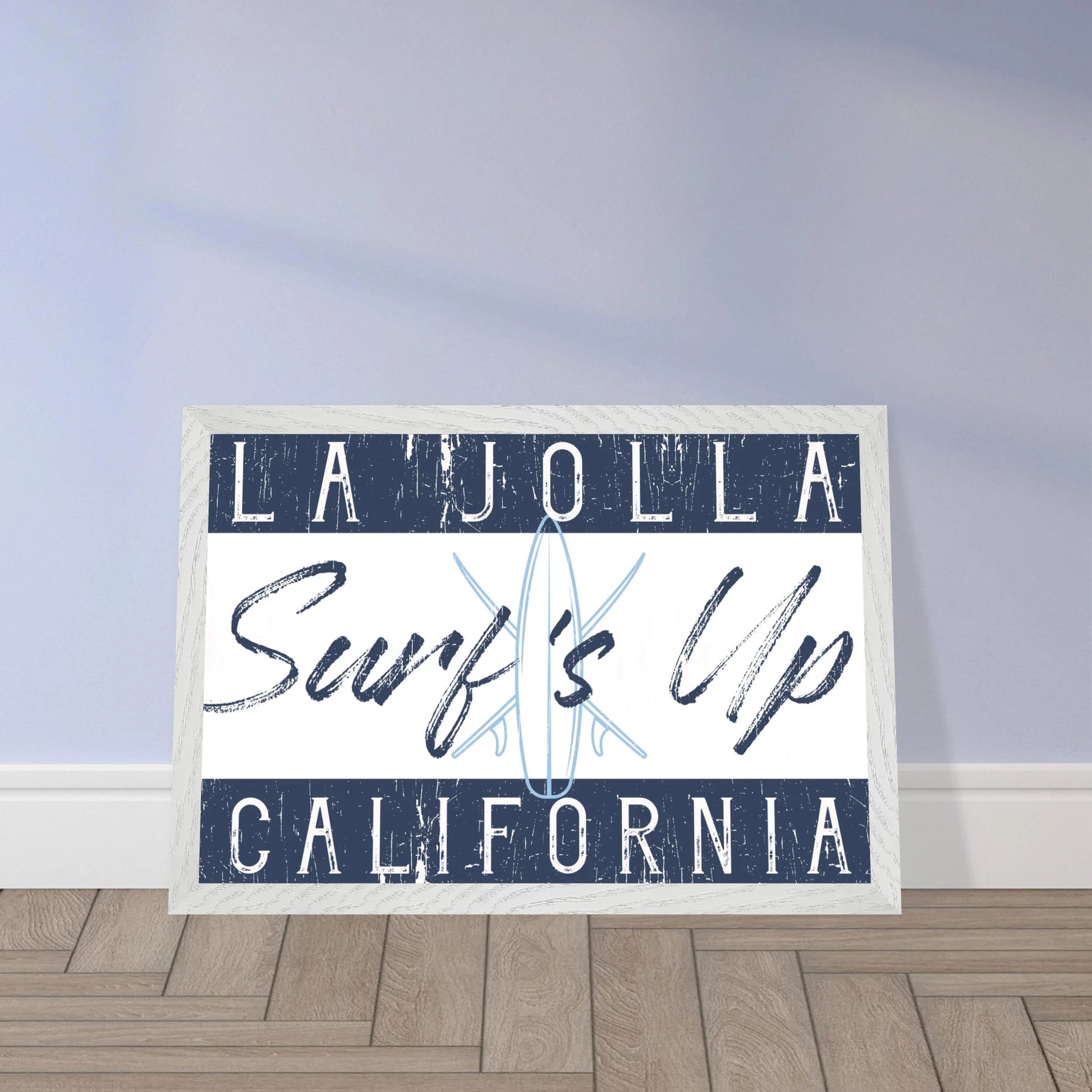 Surf's Up Custom Location Canvas Wall Art - Out of Office Outfitters - Print Material