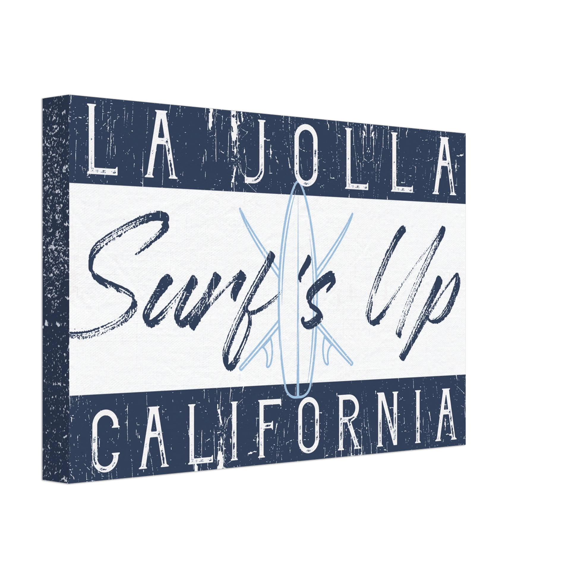 Surf's Up Custom Location Canvas Wall Art - Out of Office Outfitters - Print Material