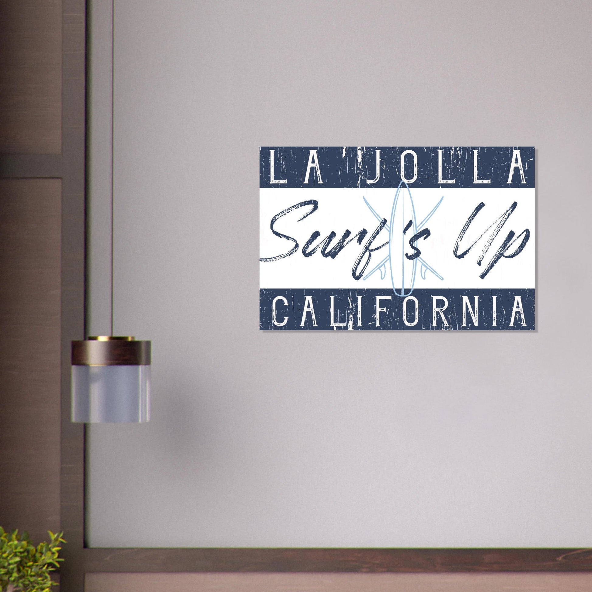 Surf's Up Custom Location Canvas Wall Art - Out of Office Outfitters - Print Material