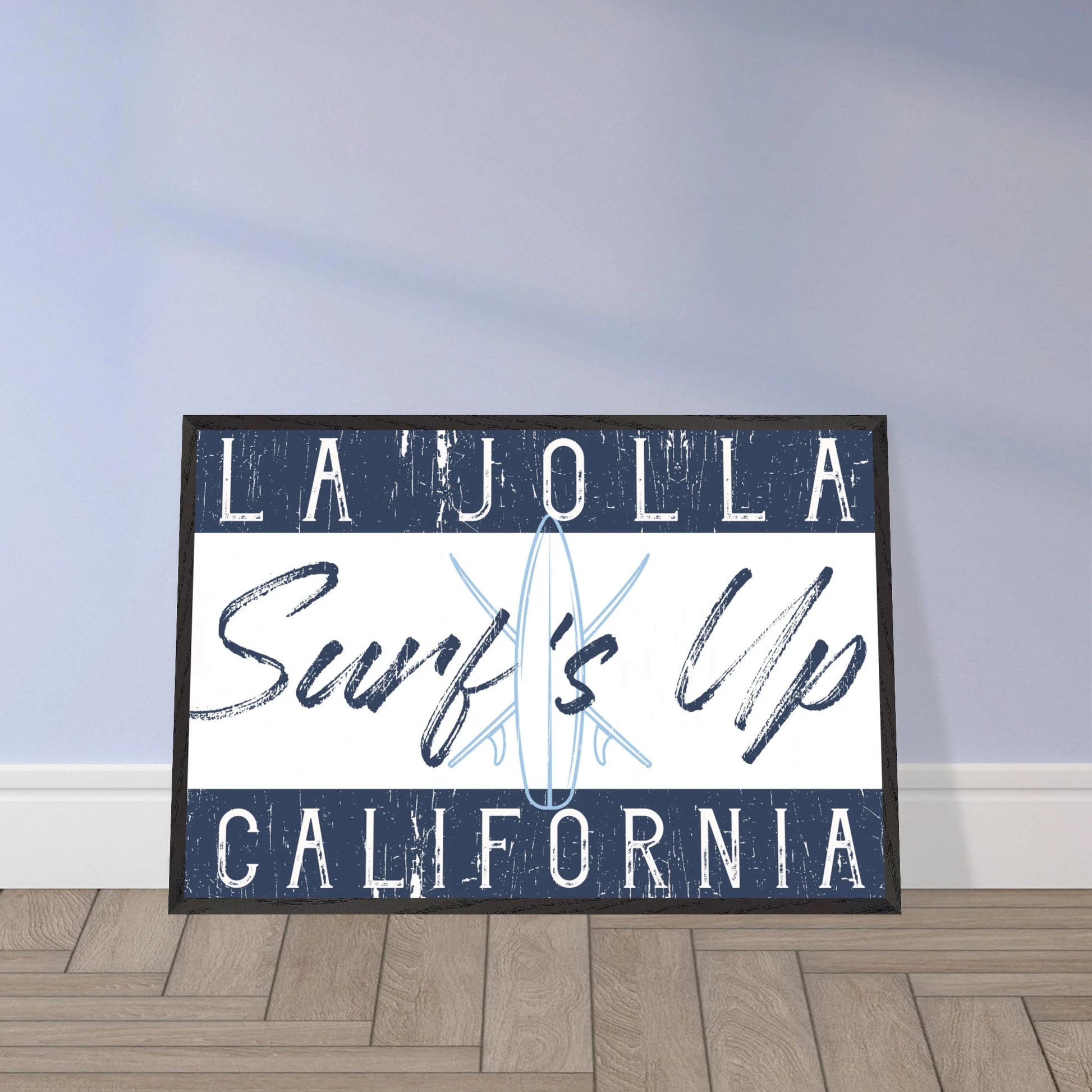 Surf's Up Custom Location Canvas Wall Art - Out of Office Outfitters - Print Material
