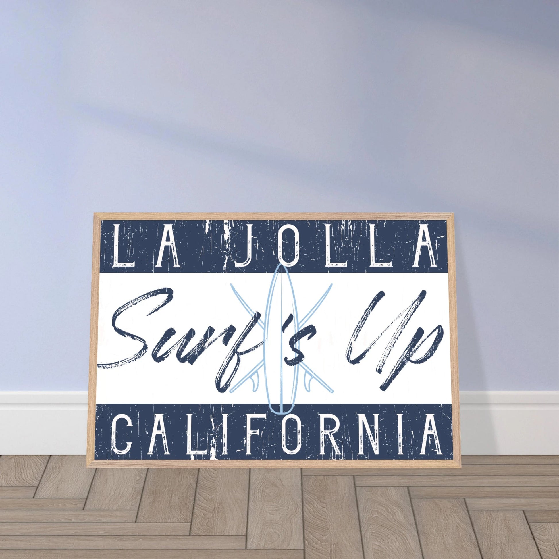 Surf's Up Custom Location Canvas Wall Art - Out of Office Outfitters - Print Material