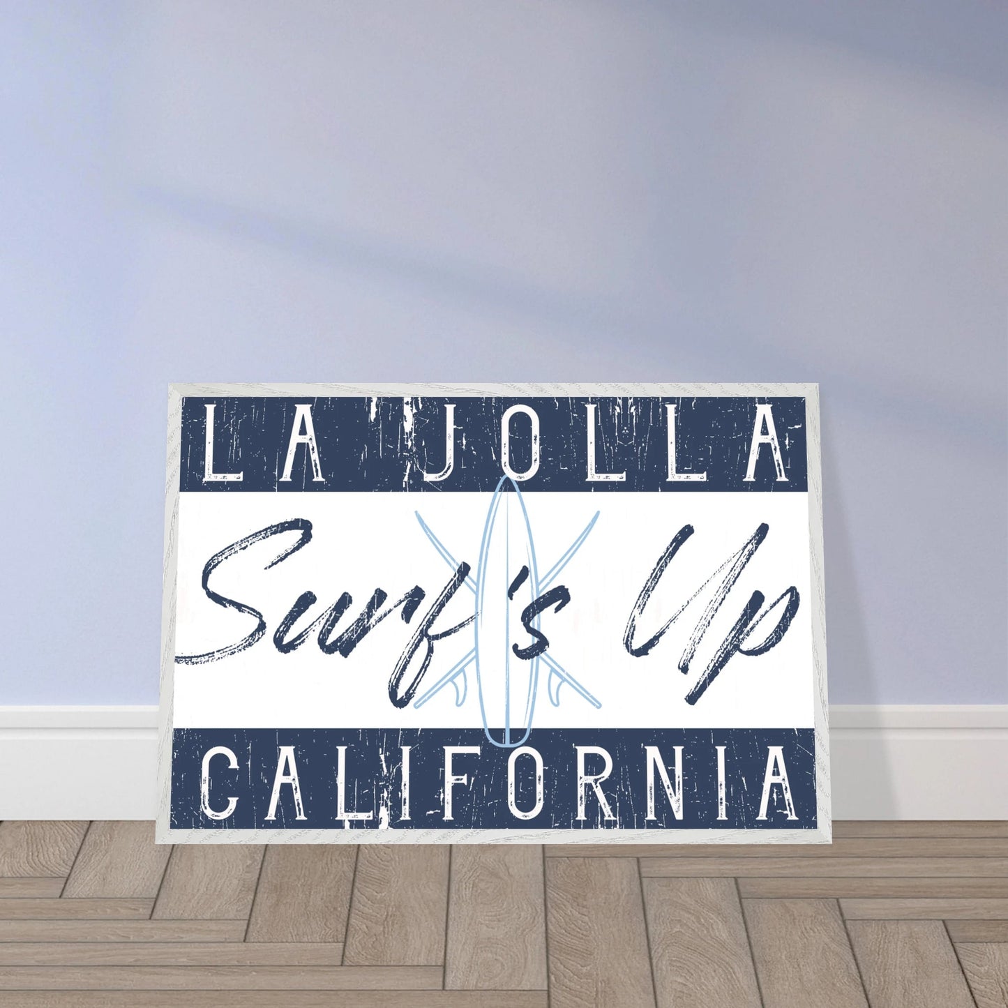 Surf's Up Custom Location Canvas Wall Art - Out of Office Outfitters - Print Material