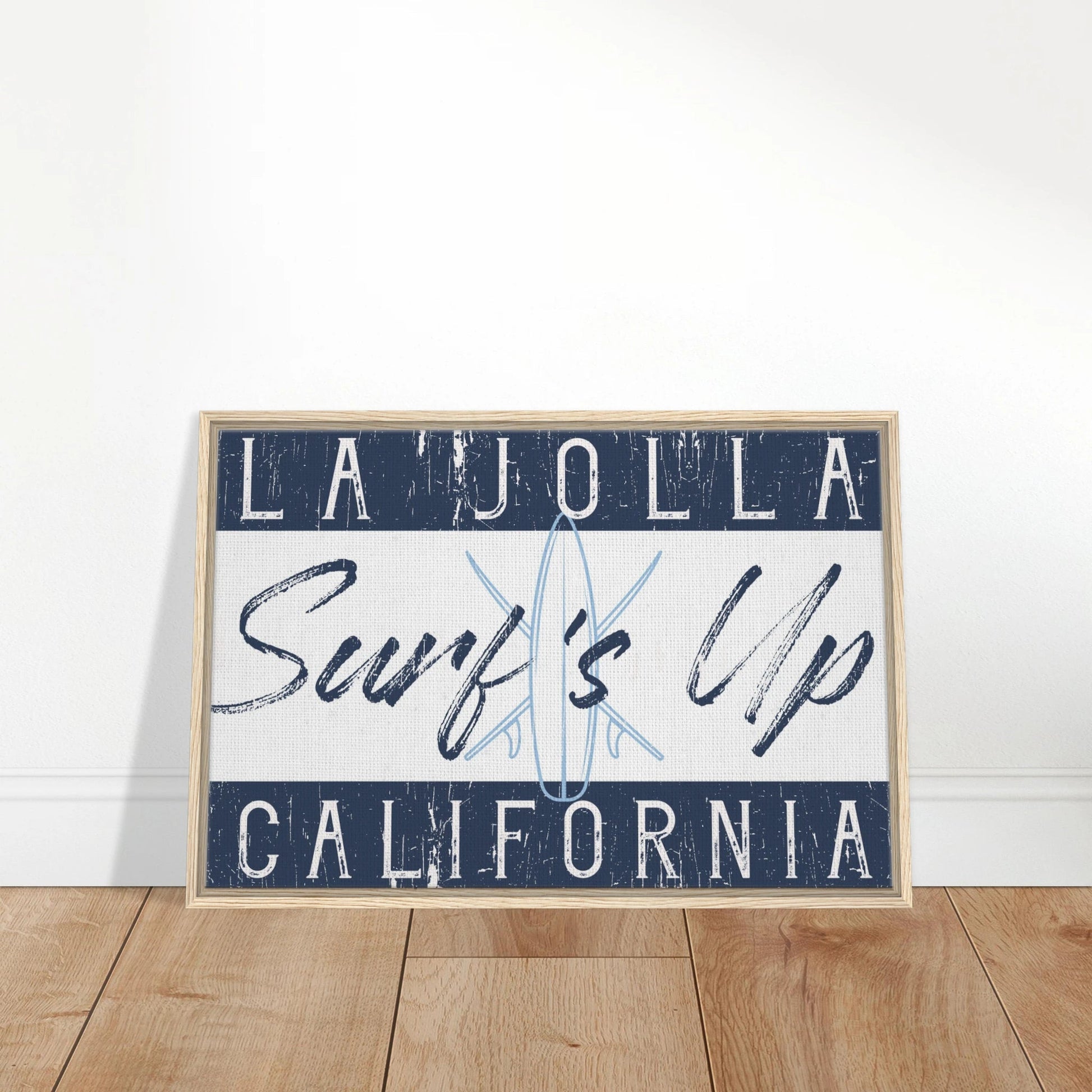 Surf's Up Custom Location Canvas Wall Art - Out of Office Outfitters - Print Material