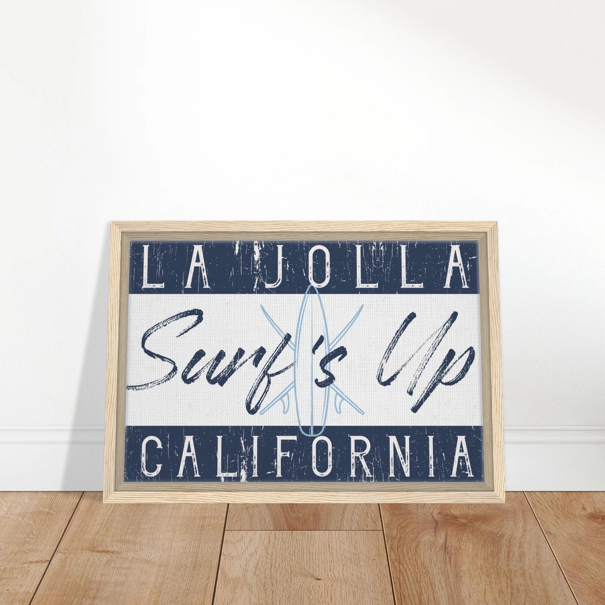 Surf's Up Custom Location Canvas Wall Art - Out of Office Outfitters - Print Material