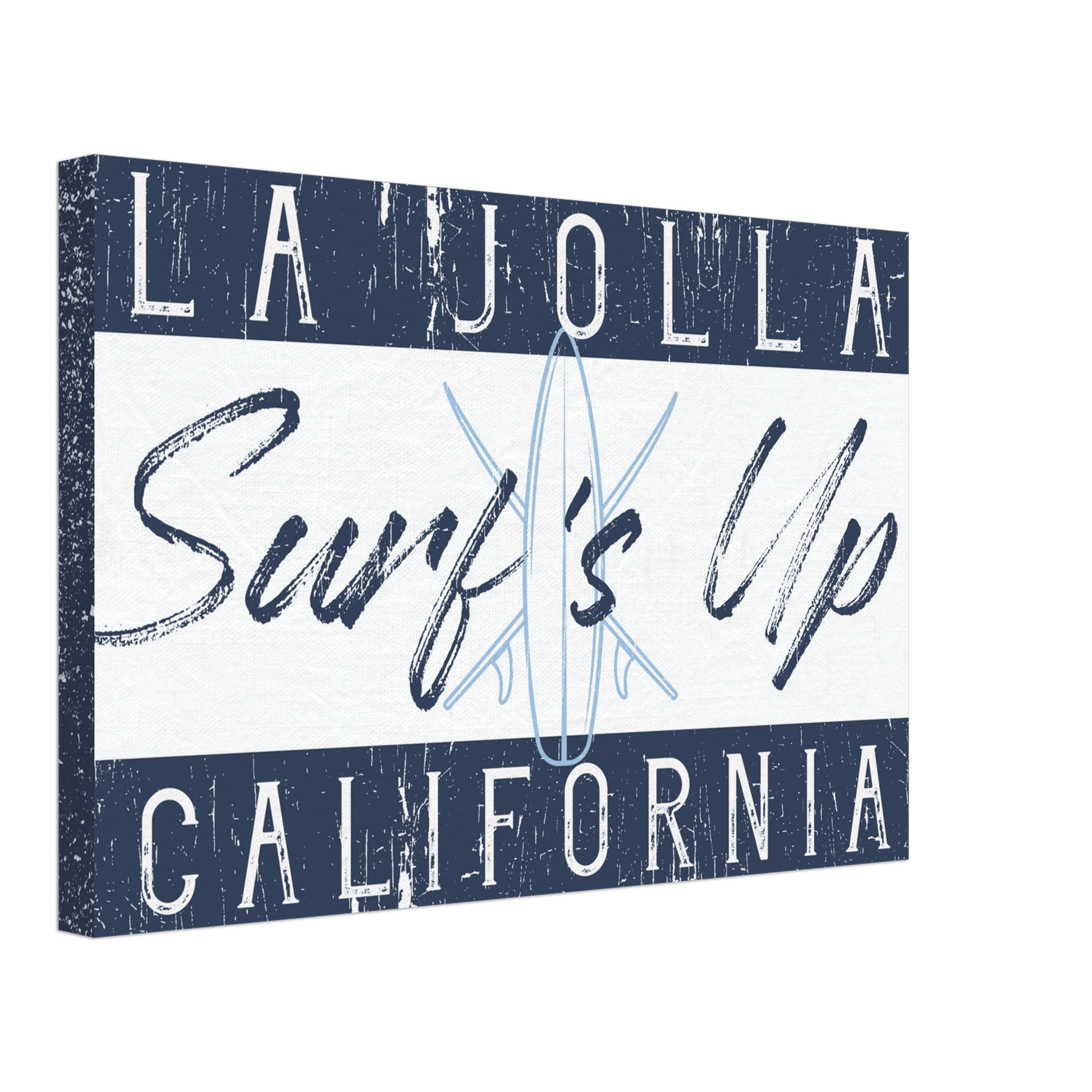 Surf's Up Custom Location Canvas Wall Art - Out of Office Outfitters - Print Material