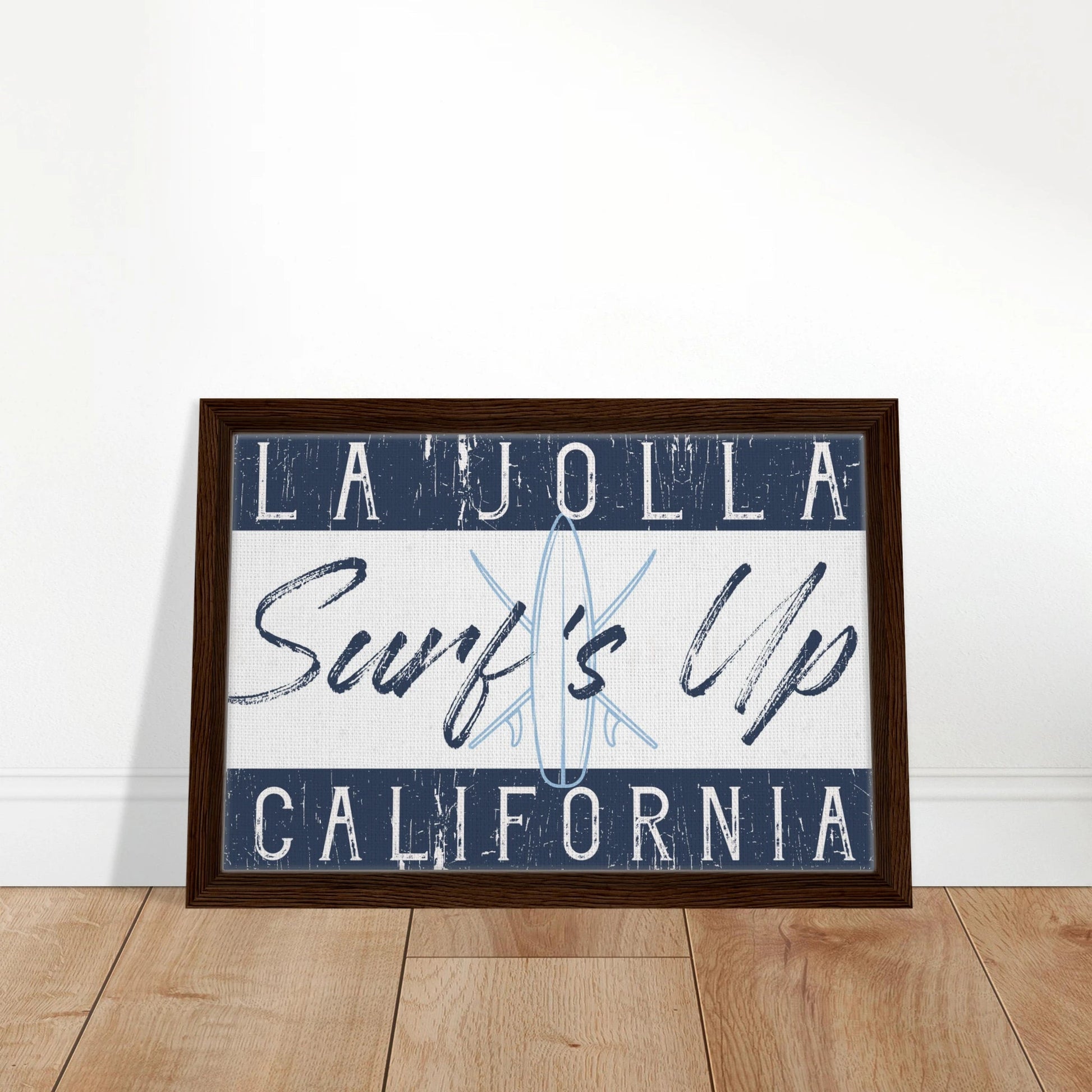 Surf's Up Custom Location Canvas Wall Art - Out of Office Outfitters - Print Material