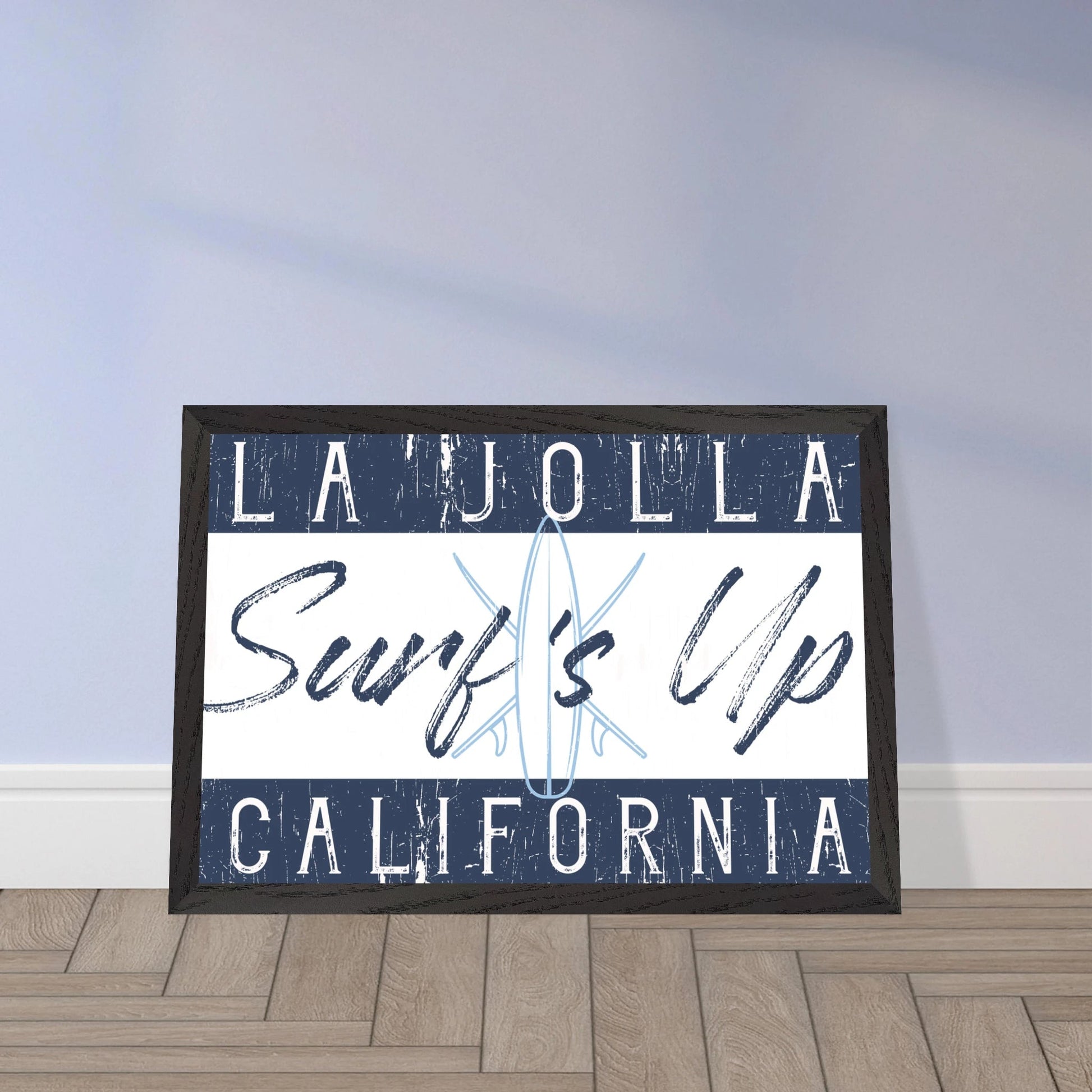 Surf's Up Custom Location Canvas Wall Art - Out of Office Outfitters - Print Material