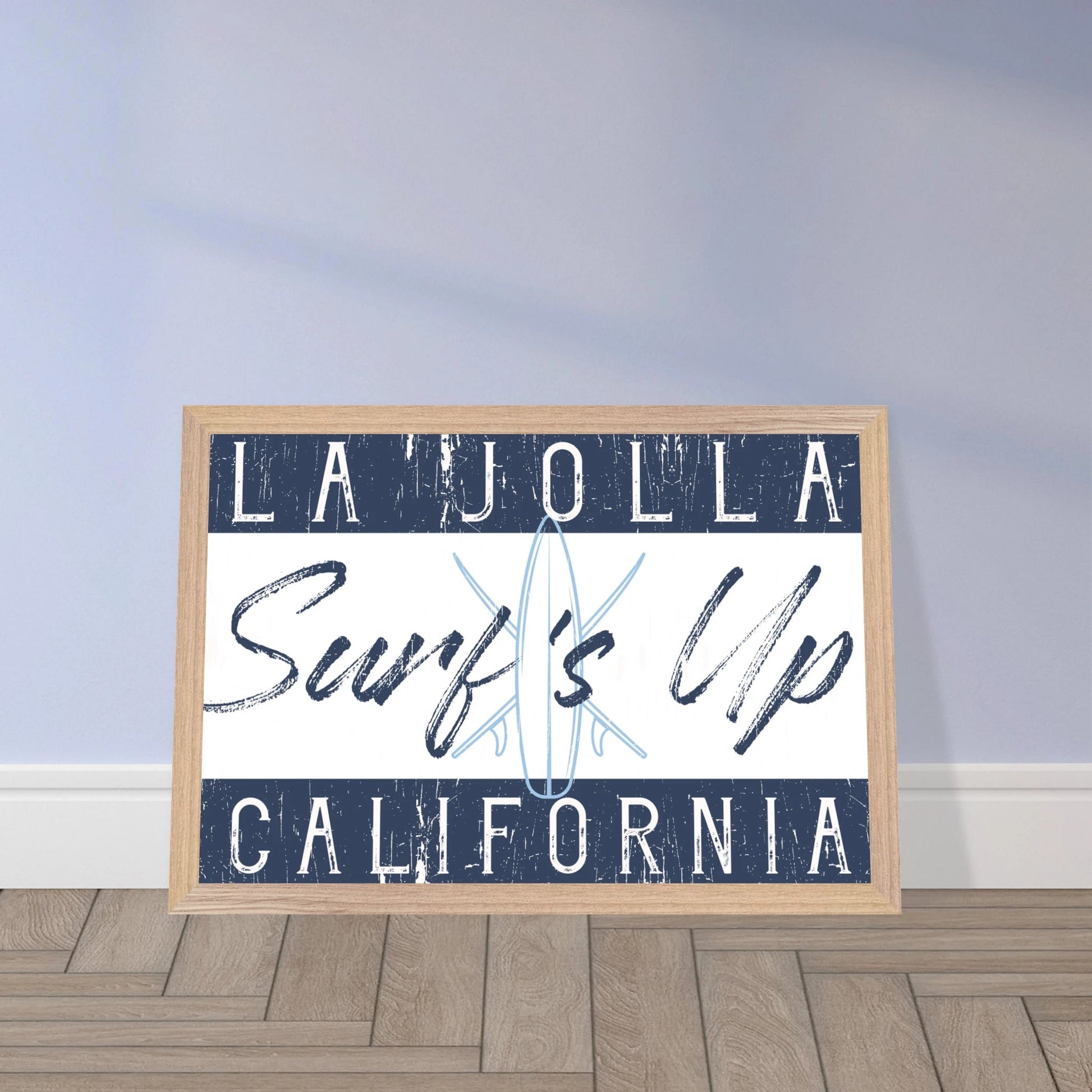 Surf's Up Custom Location Canvas Wall Art - Out of Office Outfitters - Print Material