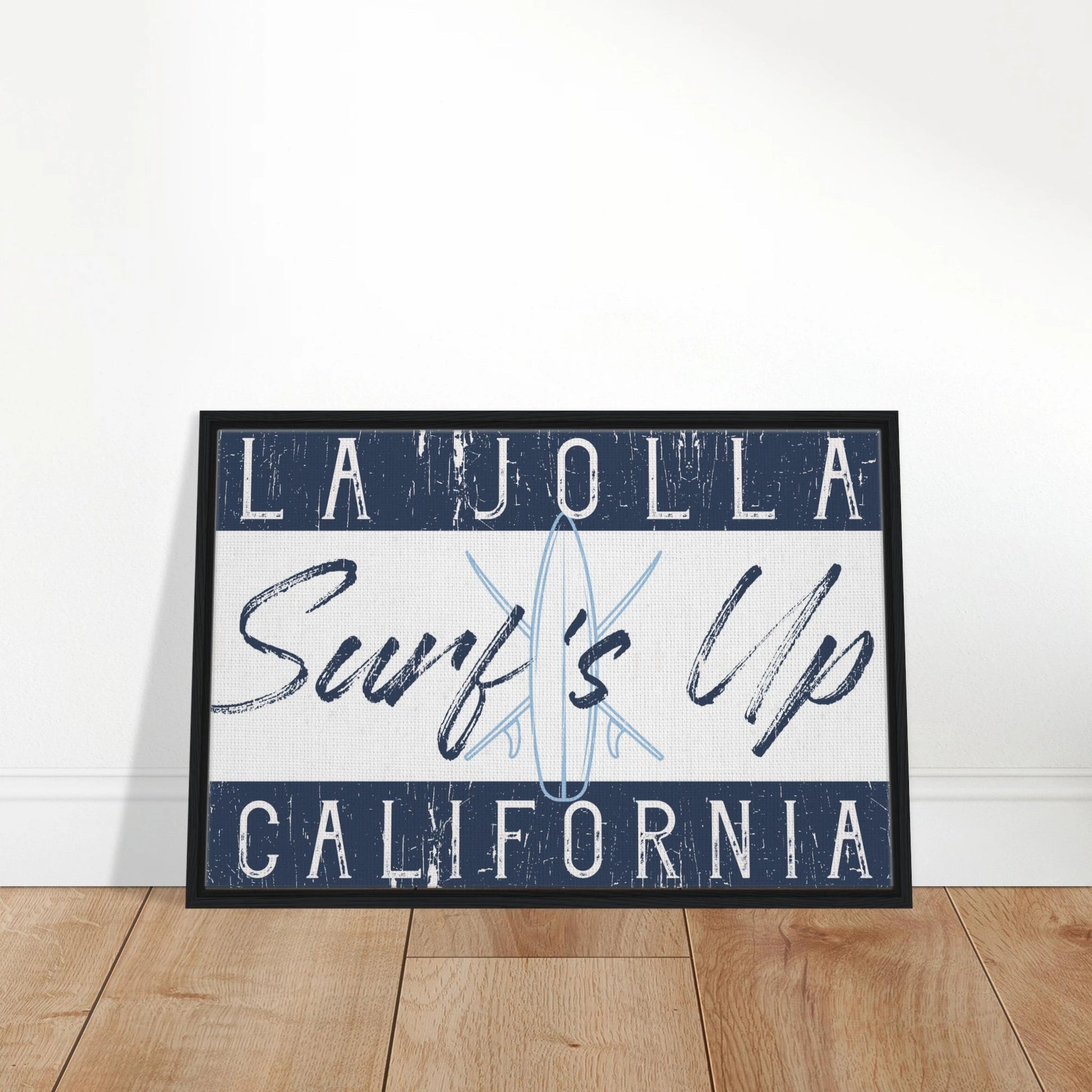 Surf's Up Custom Location Canvas Wall Art - Out of Office Outfitters - Print Material
