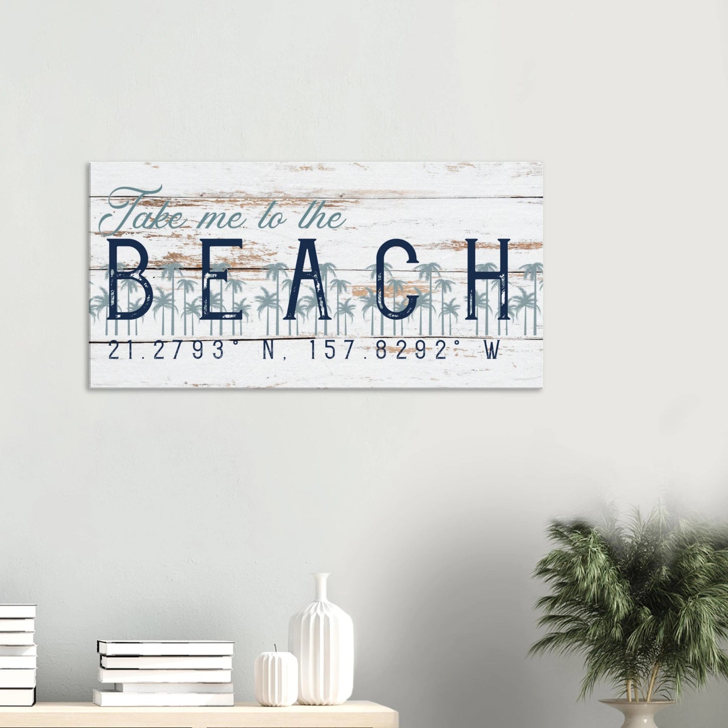 Take me to the Beach Canvas Wall Art - Out of Office Outfitters - Print Material