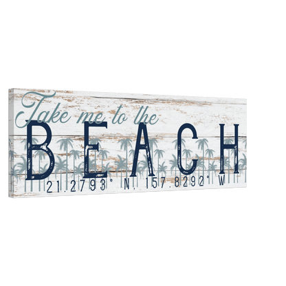 Take me to the Beach Canvas Wall Art - Out of Office Outfitters - Print Material