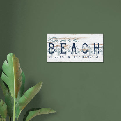 Take me to the Beach Canvas Wall Art - Out of Office Outfitters - Print Material