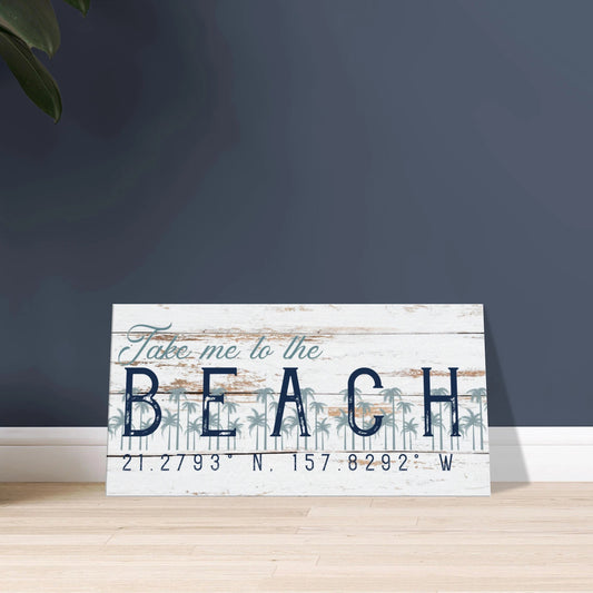 Take me to the Beach Canvas Wall Art - Out of Office Outfitters - Print Material