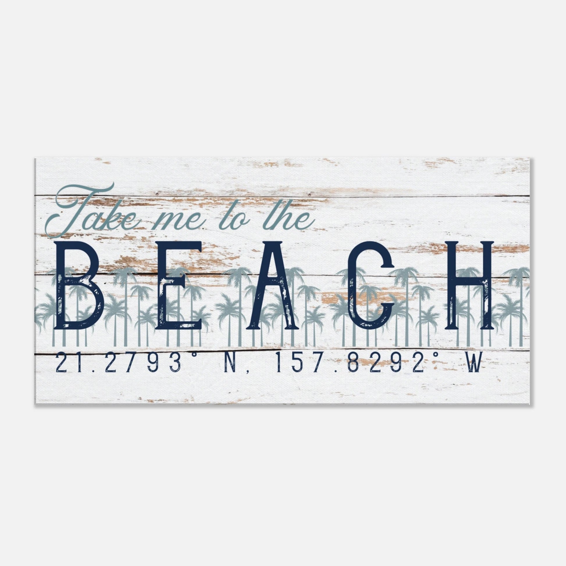 Take me to the Beach Canvas Wall Art - Out of Office Outfitters - Print Material
