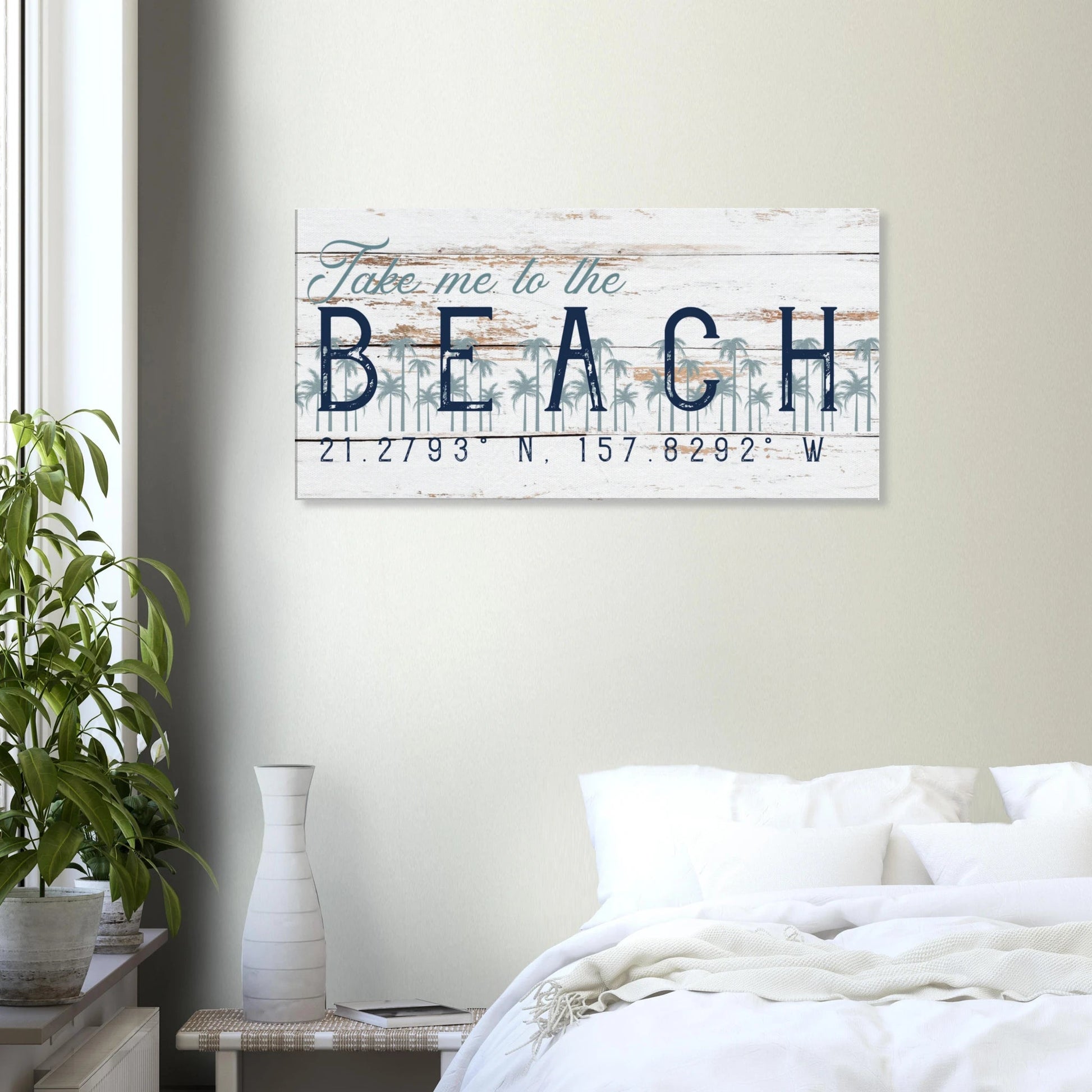 Take me to the Beach Canvas Wall Art - Out of Office Outfitters - Print Material