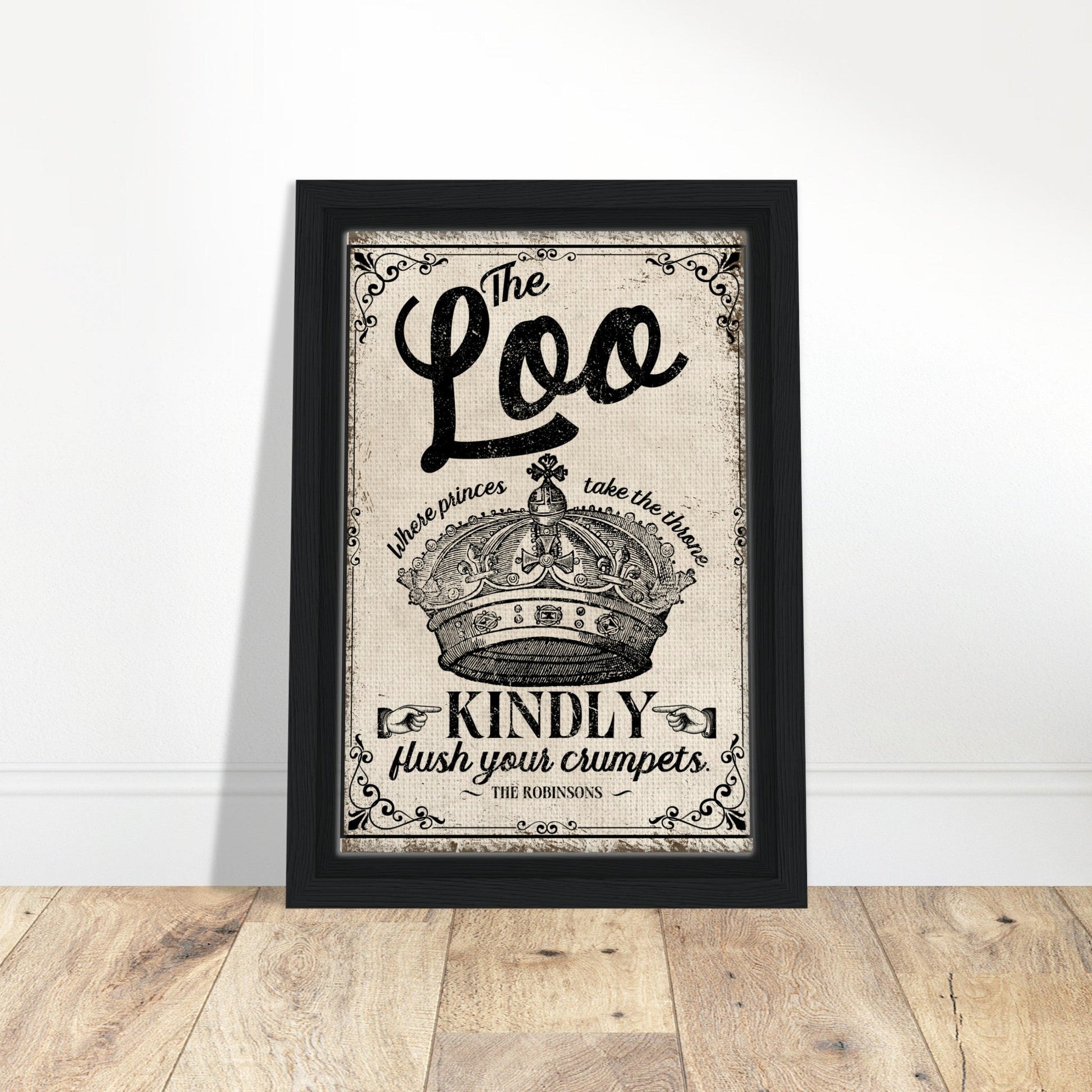 The Loo Framed Canvas - Out of Office Outfitters - Print Material