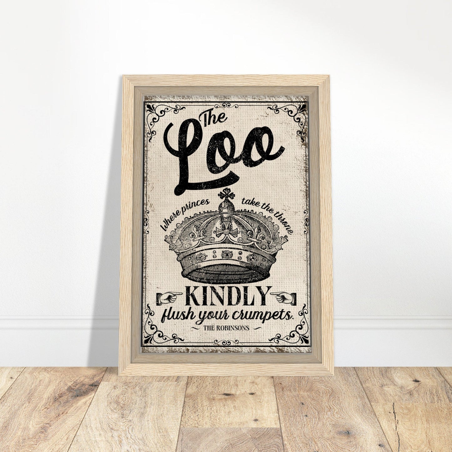 The Loo Framed Canvas - Out of Office Outfitters - Print Material