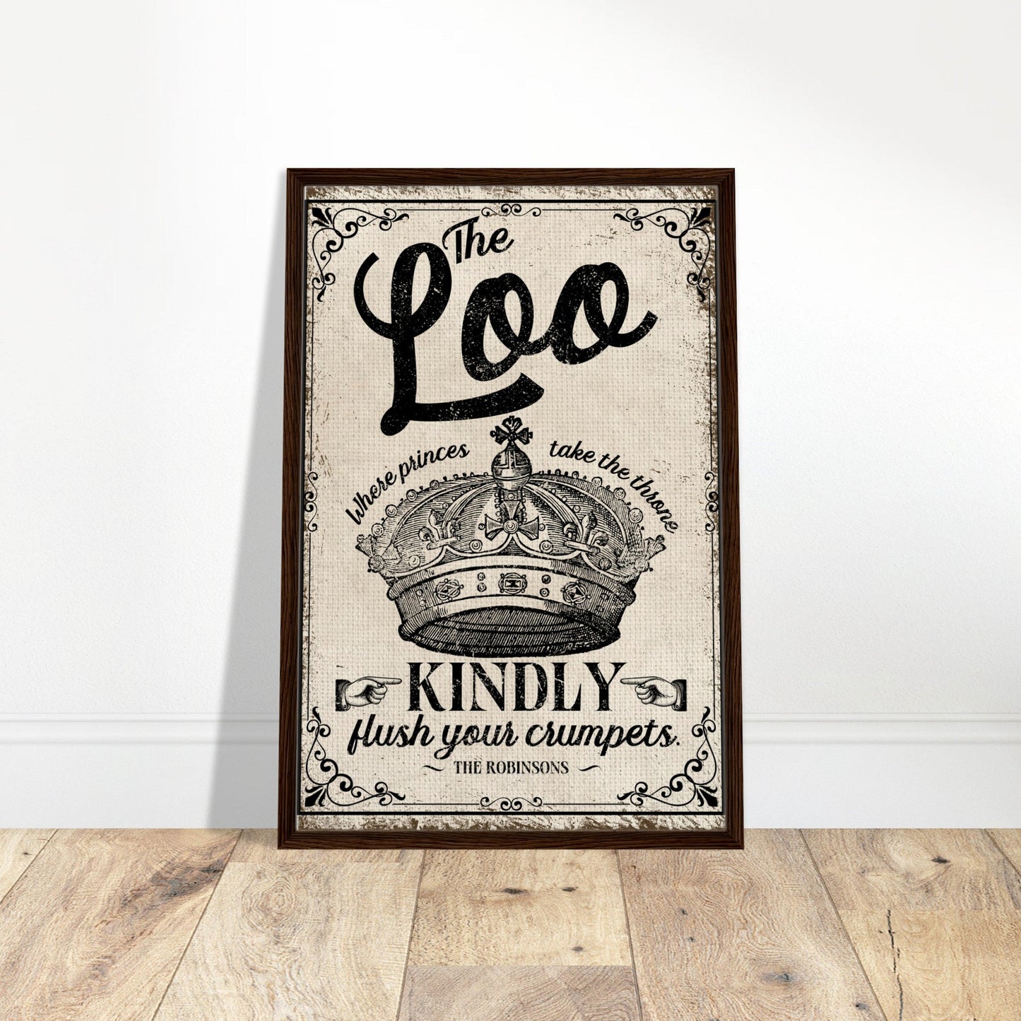 The Loo Framed Canvas - Out of Office Outfitters - Print Material
