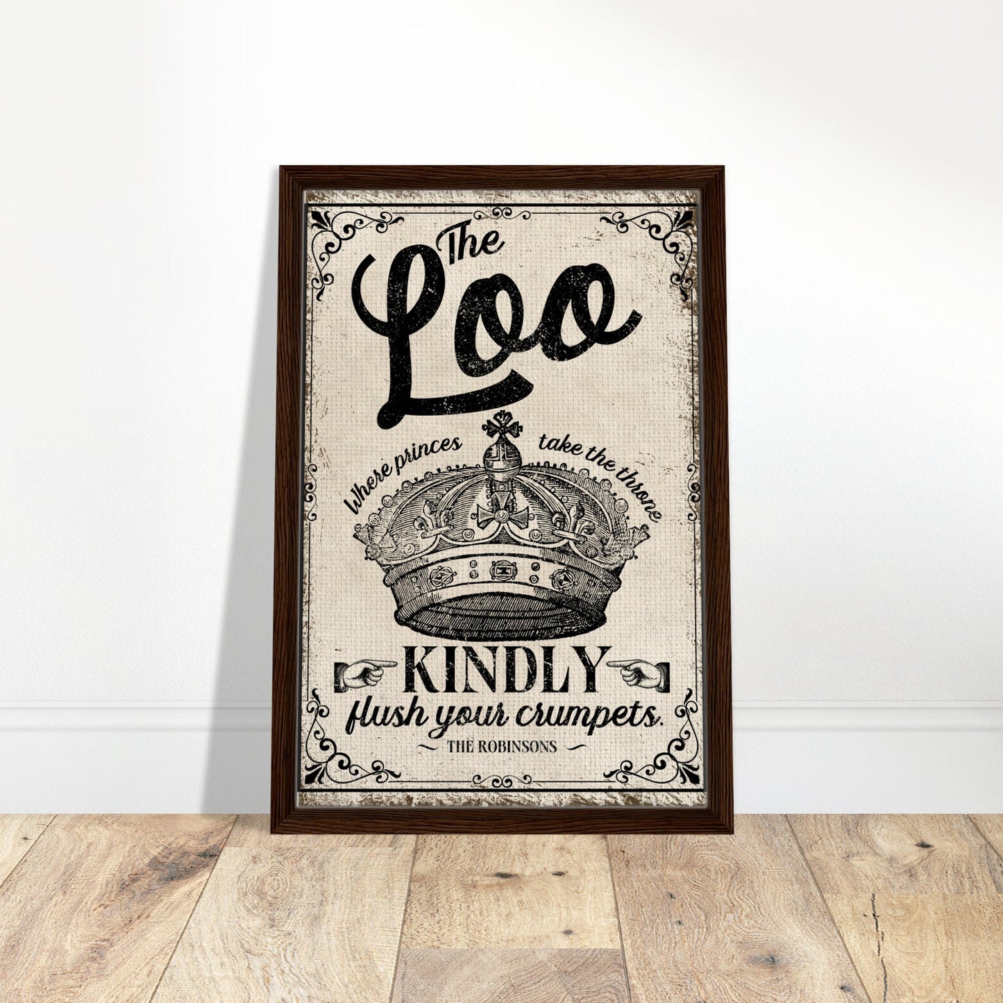 The Loo Framed Canvas - Out of Office Outfitters - Print Material