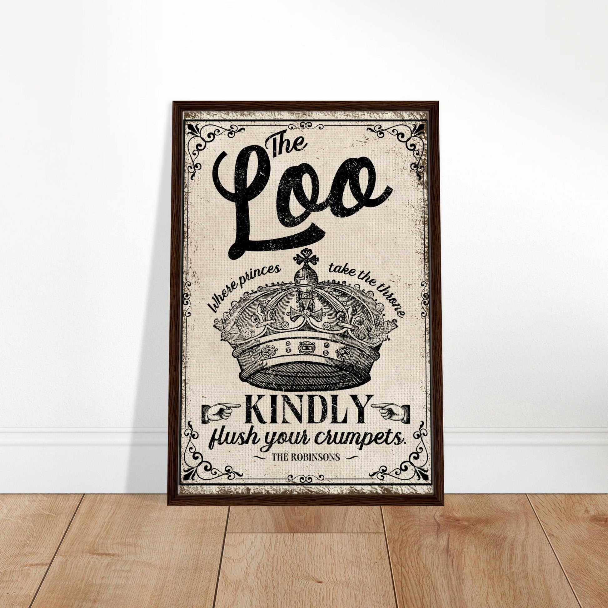 The Loo Framed Canvas - Out of Office Outfitters - Print Material