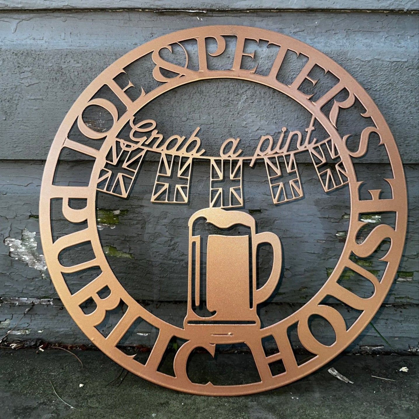 Tiki Bar Metal Sign (Personalize Me!) - Out of Office Outfitters - Die - Cut Sign