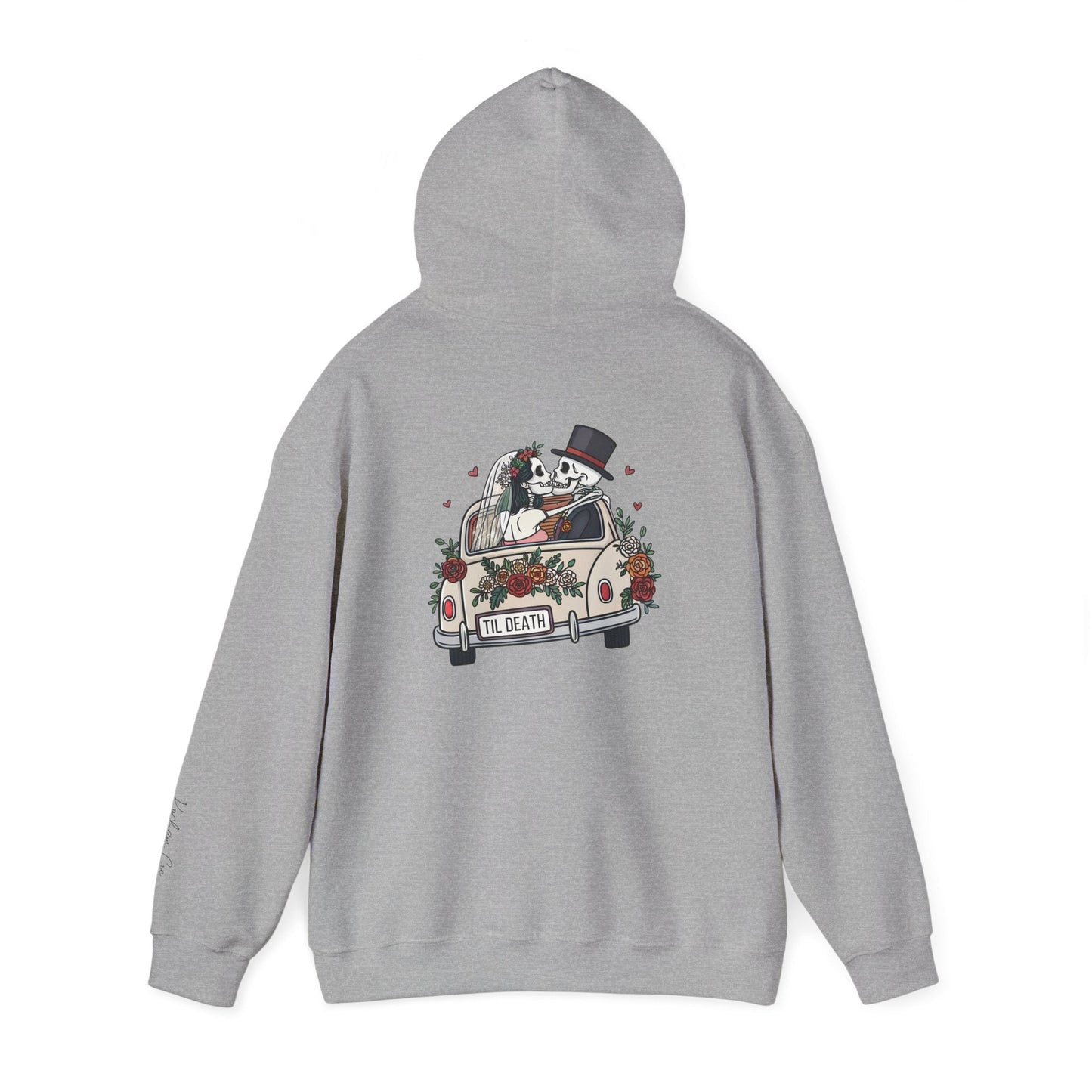 Til Death Personalized Wedding Hoodie - Out of Office Outfitters - Hoodie