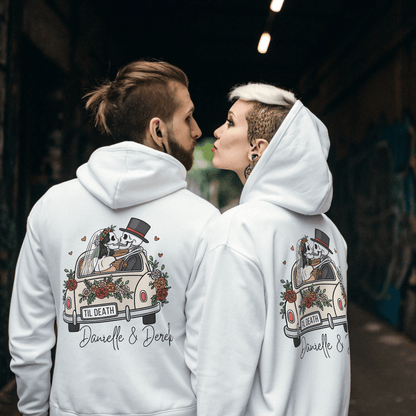 Til Death Personalized Wedding Hoodie - Out of Office Outfitters - Hoodie