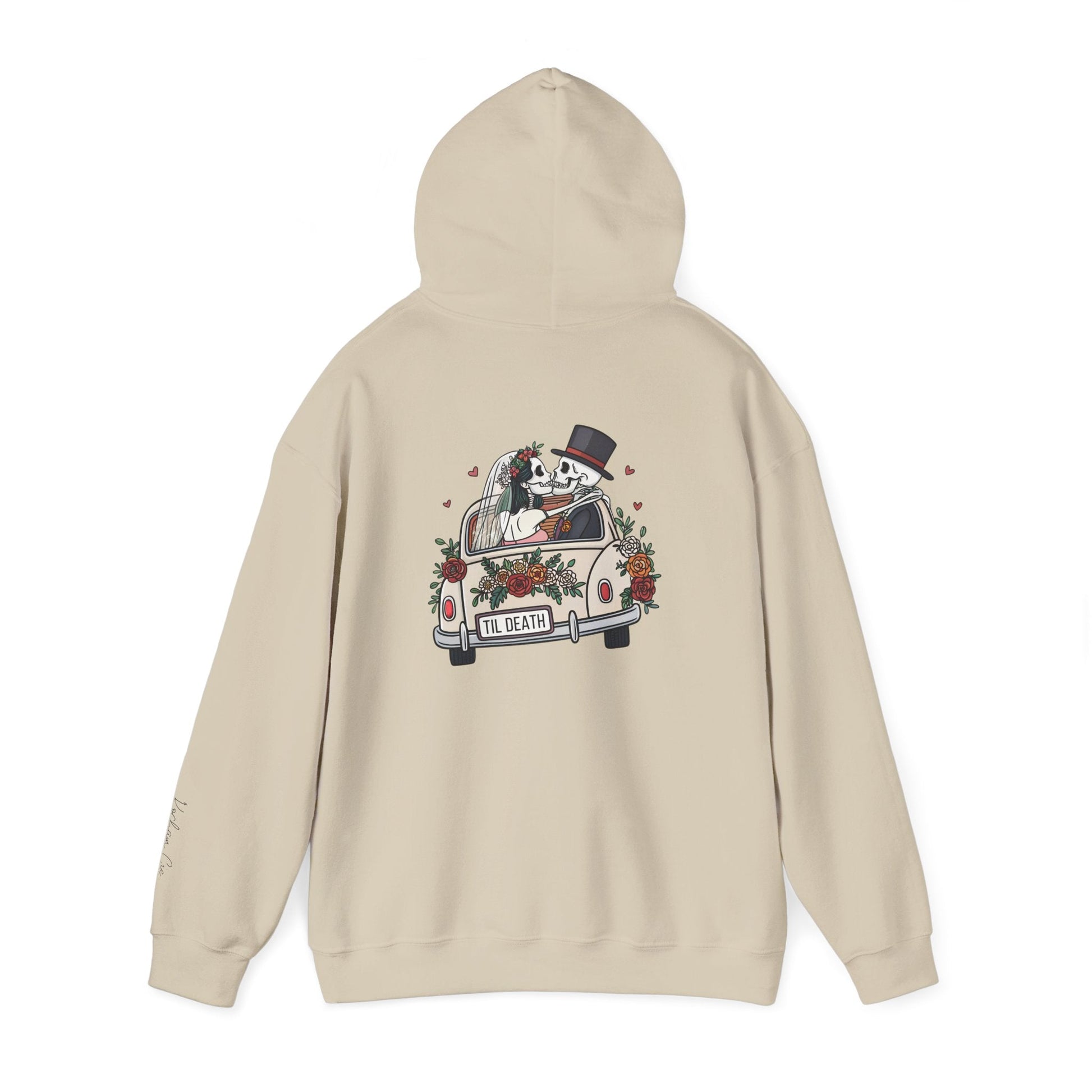 Til Death Personalized Wedding Hoodie - Out of Office Outfitters - Hoodie