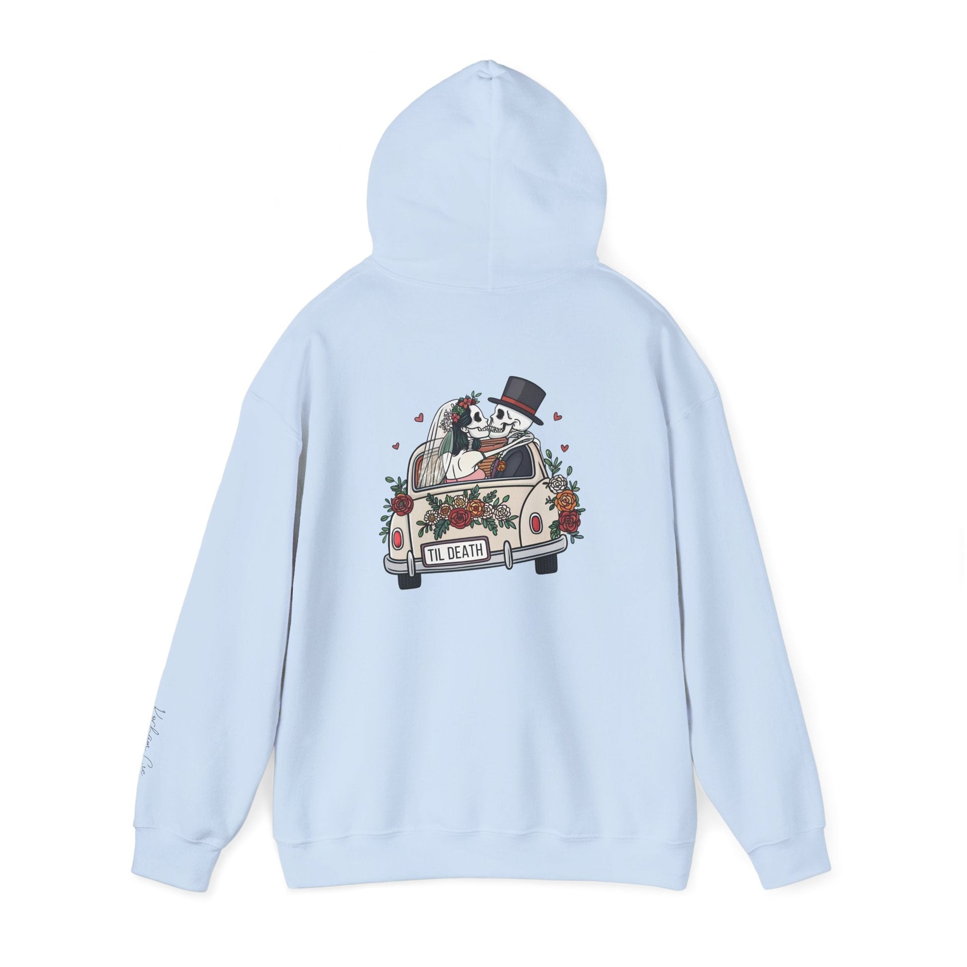 Til Death Personalized Wedding Hoodie - Out of Office Outfitters - Hoodie