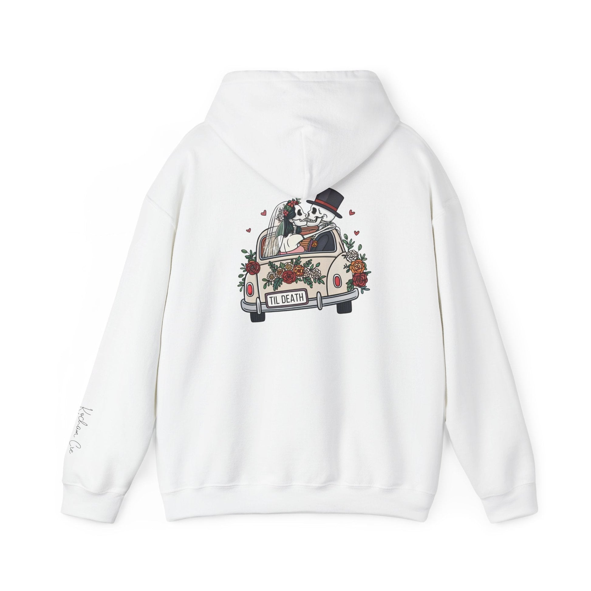 Til Death Personalized Wedding Hoodie - Out of Office Outfitters - Hoodie