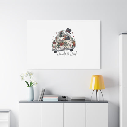 Til Death Wedding Guestbook Canvas - Out of Office Outfitters - Canvas