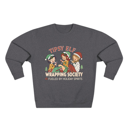 Tipsy Elf Wrapping Society Christmas Sweatshirt - Out of Office Outfitters - Sweatshirt