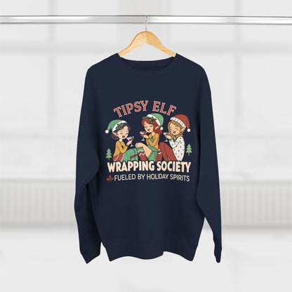 Tipsy Elf Wrapping Society Christmas Sweatshirt - Out of Office Outfitters - Sweatshirt