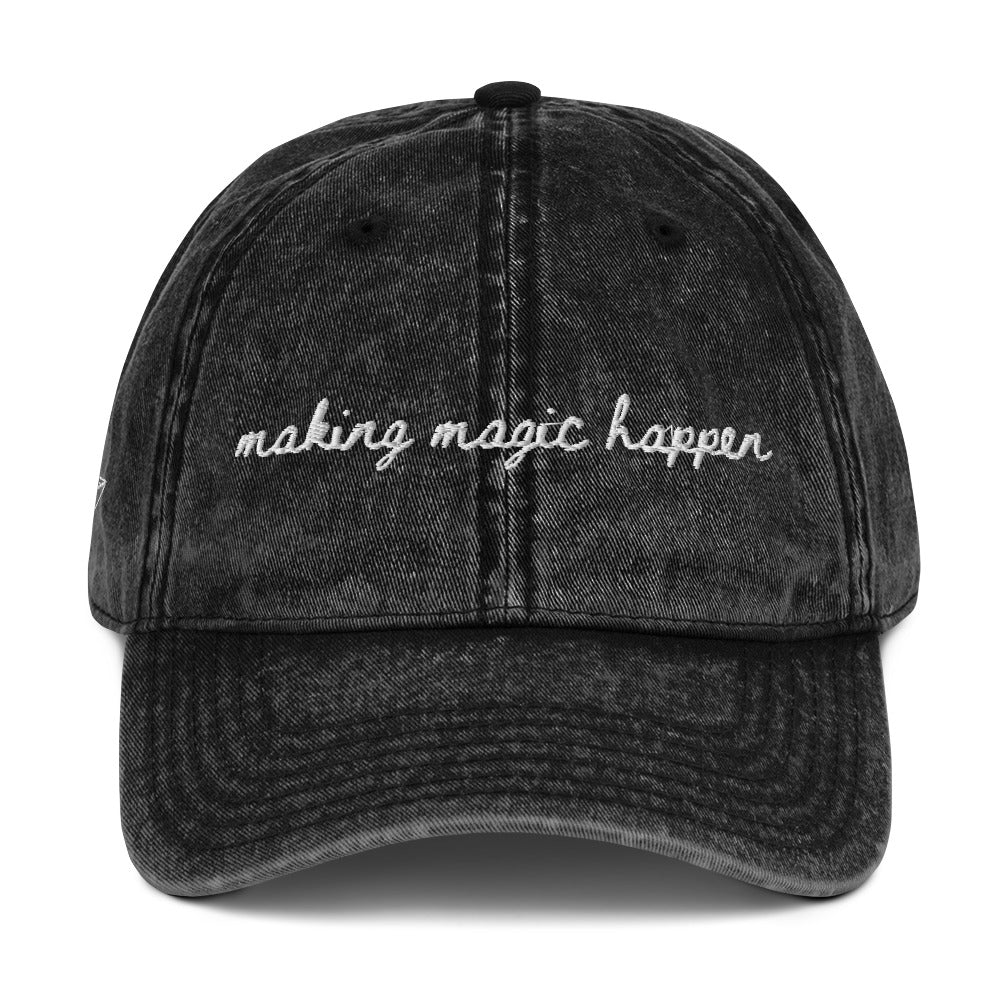 "Making Magic Happen" - Funny Travel Hat for Vacation Planners