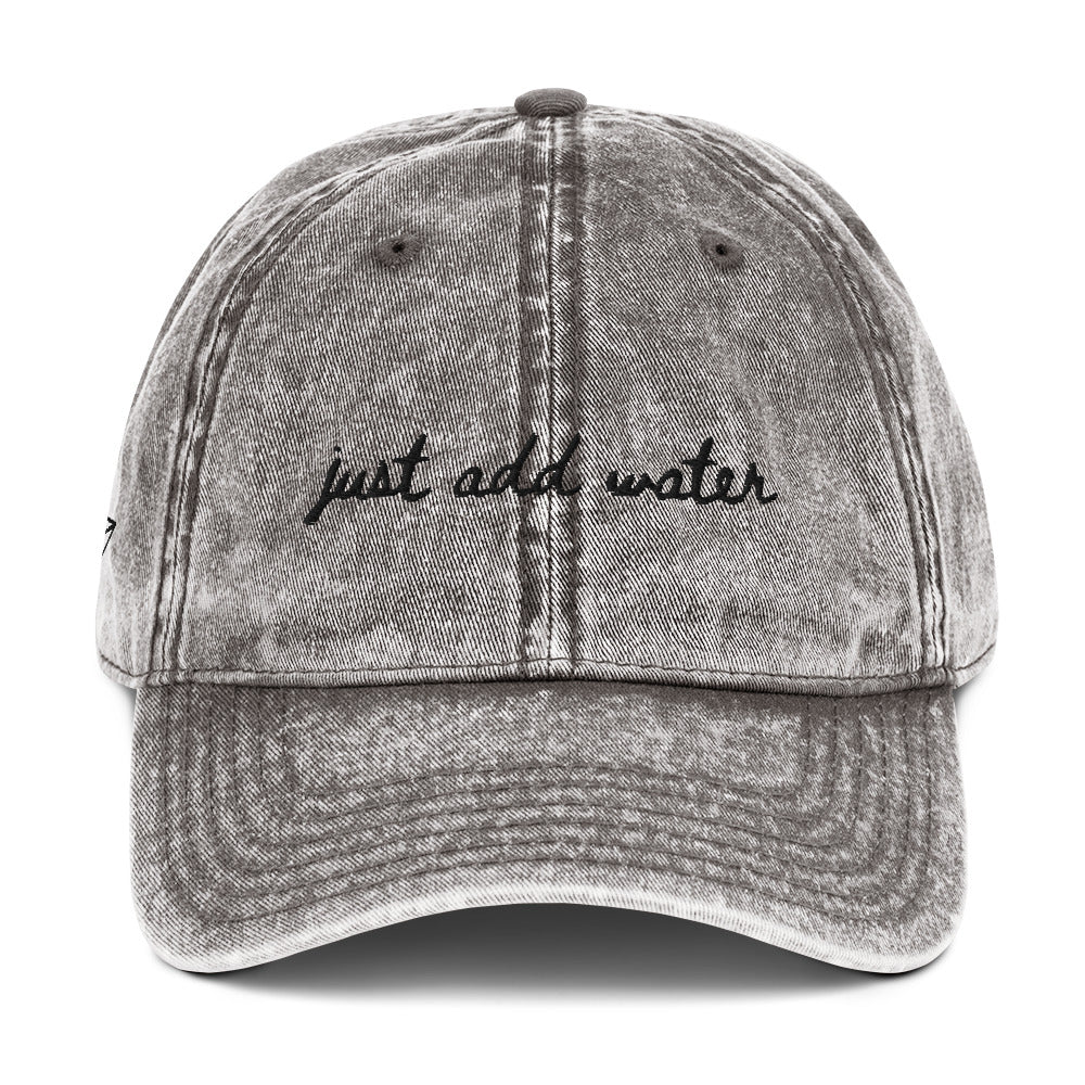 "Just Add Water" - Funny Travel Hat for Beach Lovers- Mock up