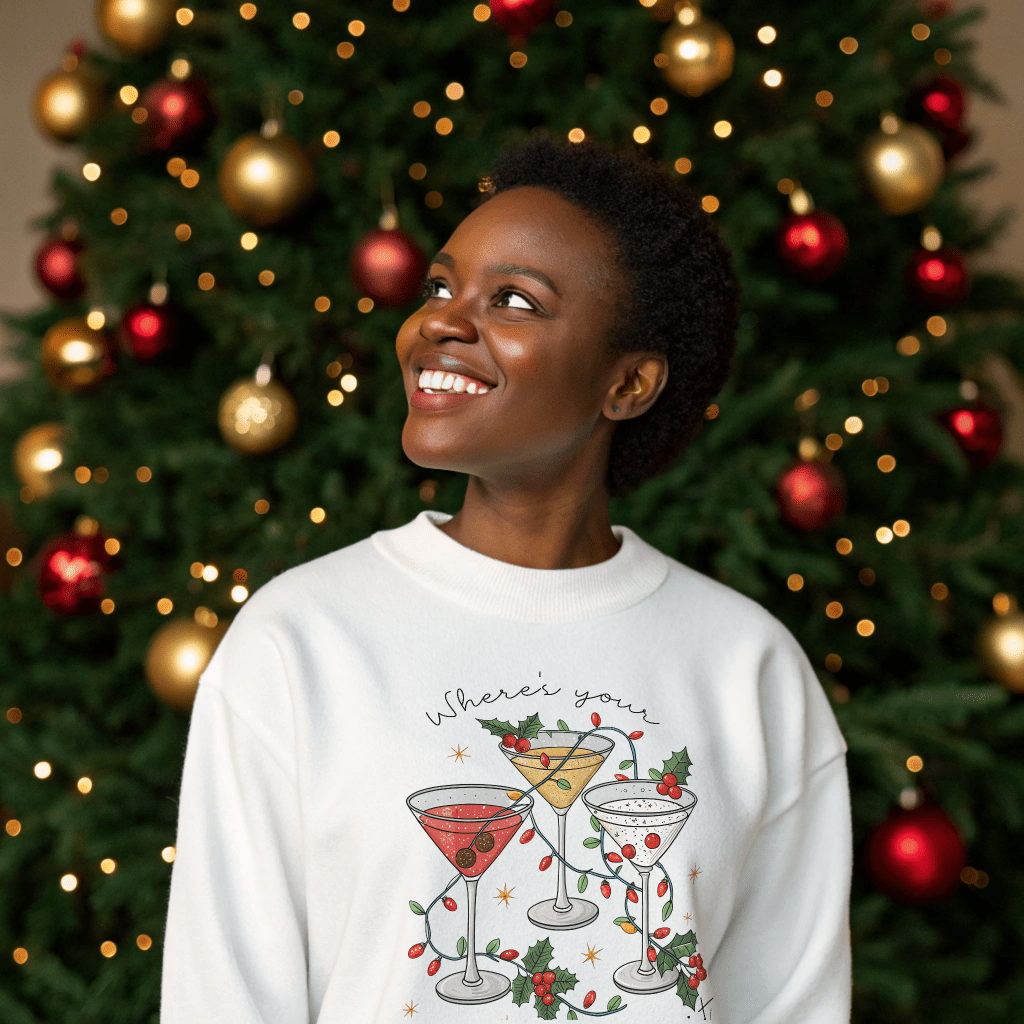 Where's Your Holiday Spirit Christmas Sweatshirt - Out of Office Outfitters - Sweatshirt
