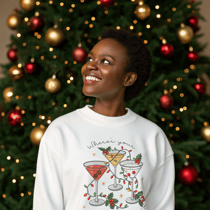 Where's Your Holiday Spirit Christmas Sweatshirt - Out of Office Outfitters - Sweatshirt
