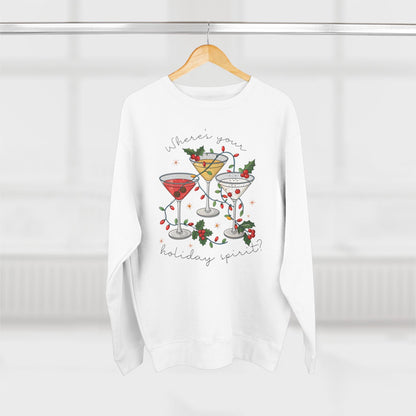 Where's Your Holiday Spirit Christmas Sweatshirt - Out of Office Outfitters - Sweatshirt