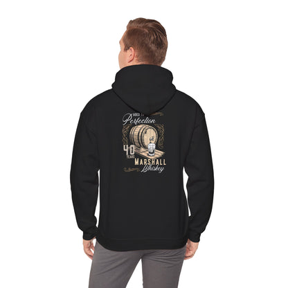 Whiskey Aged to Perfection Personalized Birthday Hoodie - Out of Office Outfitters - Hoodie