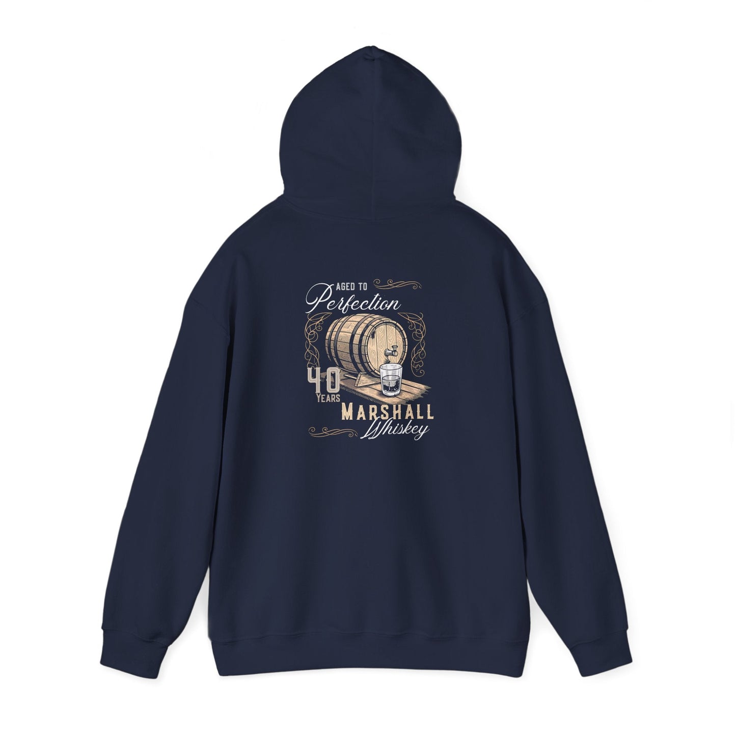 Whiskey Aged to Perfection Personalized Birthday Hoodie - Out of Office Outfitters - Hoodie