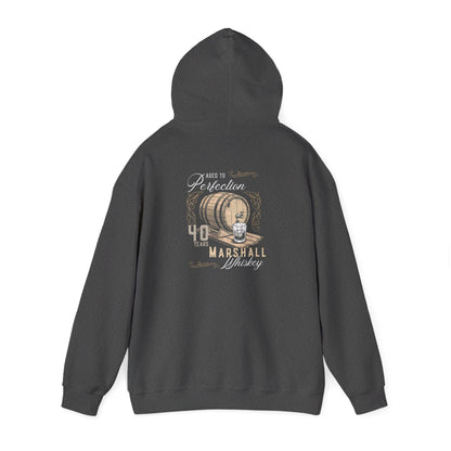 Whiskey Aged to Perfection Personalized Birthday Hoodie - Out of Office Outfitters - Hoodie