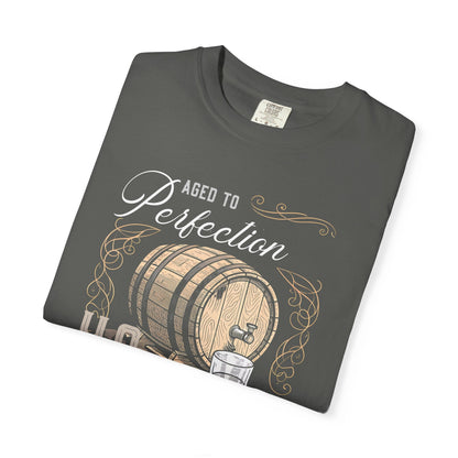 Whiskey Aged to Perfection Personalized Birthday Tshirt - Out of Office Outfitters - T-Shirt