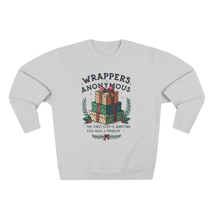 Wrappers Anonymous Christmas Sweatshirt - Out of Office Outfitters - Sweatshirt